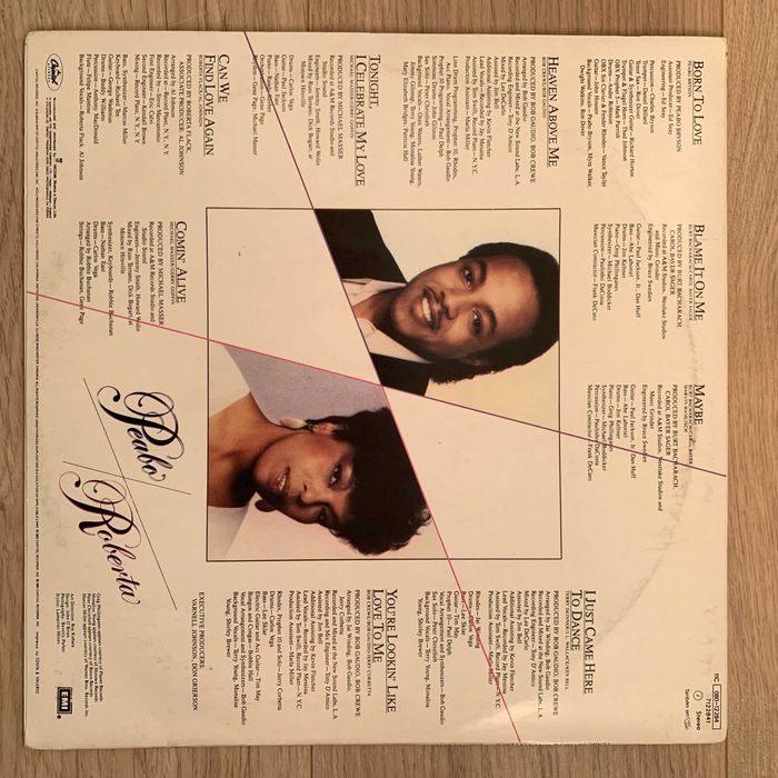 Vinil Bee Gees/Chicago If You Leave me Now/Peabo Bryson Roberta Flack