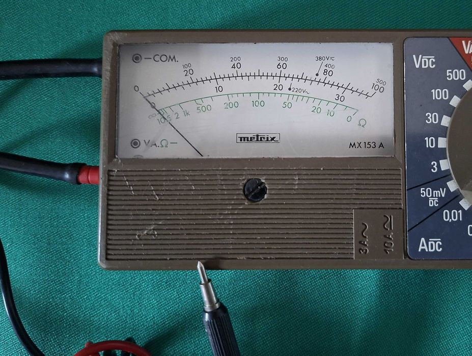 Multímetro vintage, Metrix MX153A, France