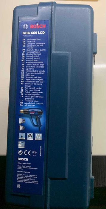 Soprador de ar quente - Bosch GHG 660 LCD Professional