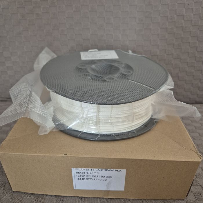 Filament PLA do druku 3D biały 1.75mm