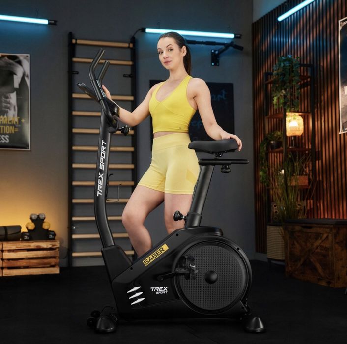 Rower stacjonarny rowerek treningowy LCD SABER Trex Sport