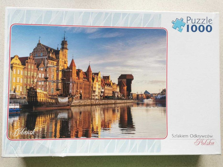 Puzzle Szlakiem Odkrywców Gdańsk 1000 komplet