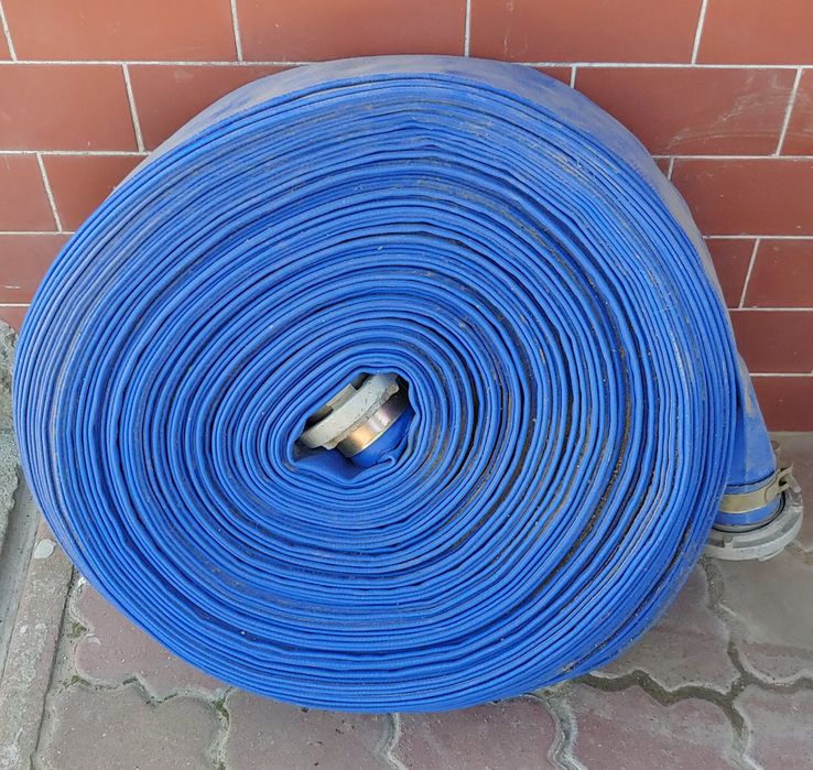 Waż PCV PVC płaski do wody 3" 3 cale 75mm 76mm 6 bar 8 bar 93m HYDRO-S