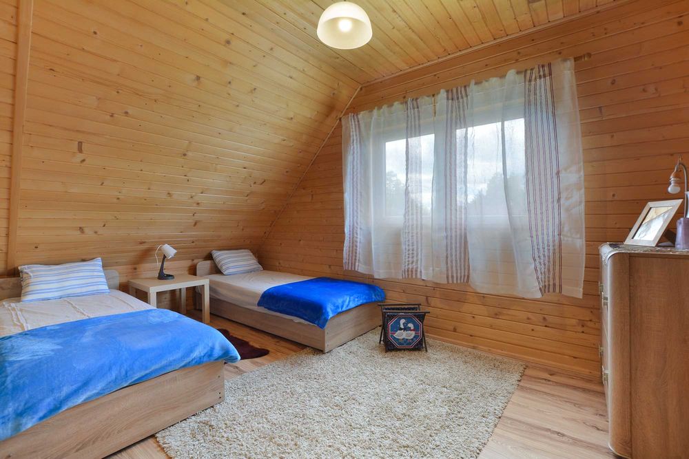 Duży dom 22 osób przy j.Białe i plaży, Okuninka blisko centrum, nocleg