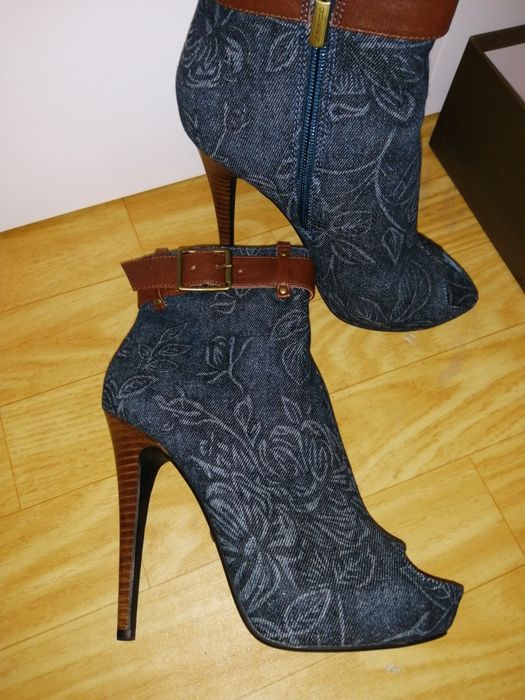Джинсовые стильные ботильоны 37 размер