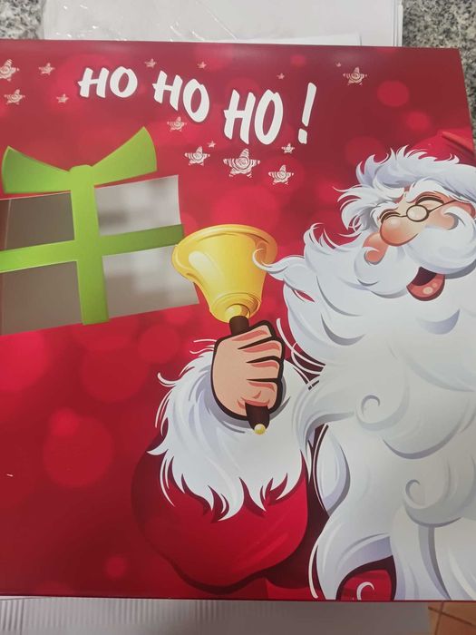 Caixas NOVAS completas (topo+base) de Natal- sai a 0,50€ cada conjunto caixa