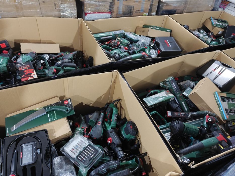 Palety Mix z Niemiec Narzędzia Parkside Klasa -AB-