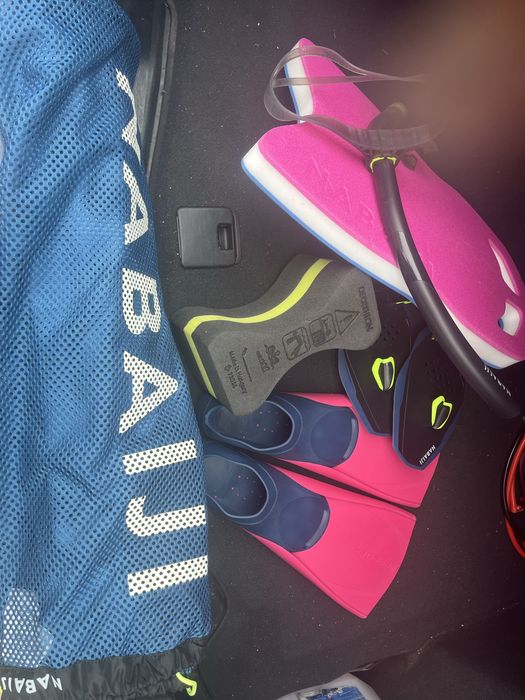 Kit de treino para pratica de Natação