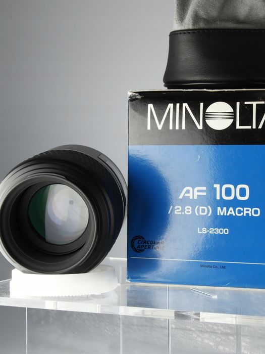 100mm Macro 2.8 D Minolta AF Sony A +pokrowiec Gwarancja 23%VAT