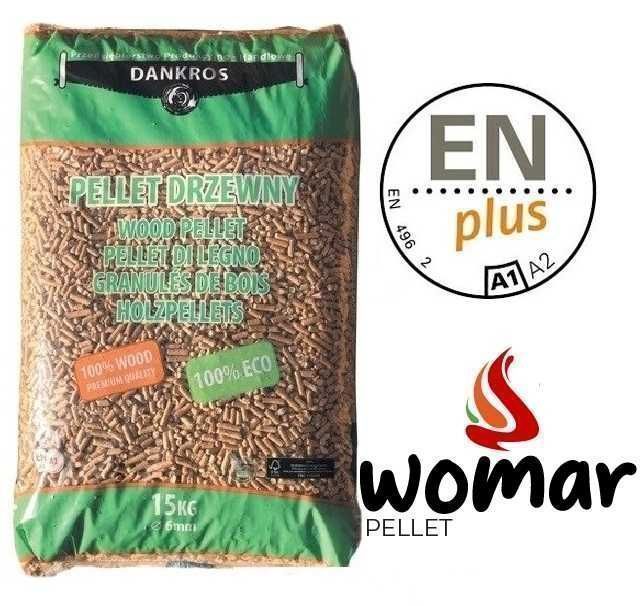 Pellet Dankros certyfikowany A1 Dostawa pelet drzewny promocja