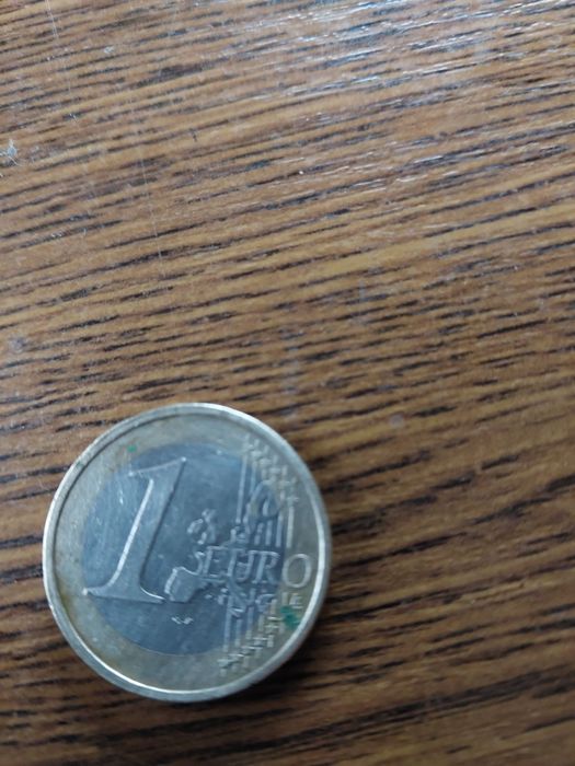 Moneta 1 euro 2001r