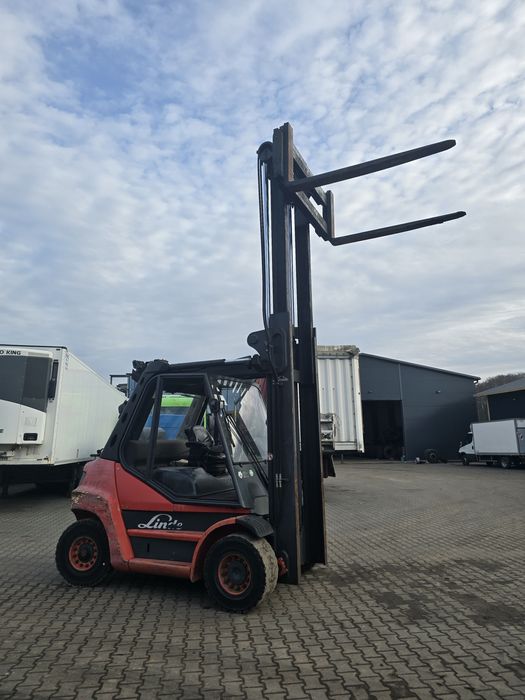Wózek widłowy LINDE H60T-01, 2010r, udźwig 6t