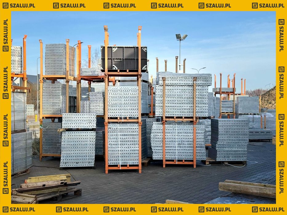 Blaty szalunkowe BAUTEKK stalowy profil ocynk 40kN/m2 sklejka brzozowa