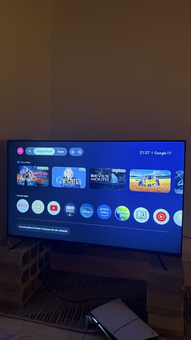 Smart TV Blaupunkt 55 polegadas Mini LED 4K Google TV - Como Nova
