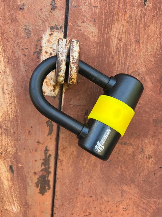 Протиугінний противоугонный MotoTech Yellow навісний MT 610 Замок LOCK