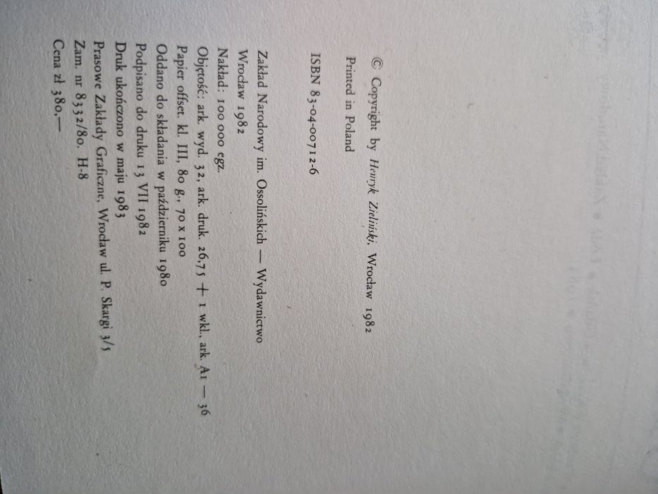 Książka Historia Polski 1918-39 Henryk Zieliński - 1982