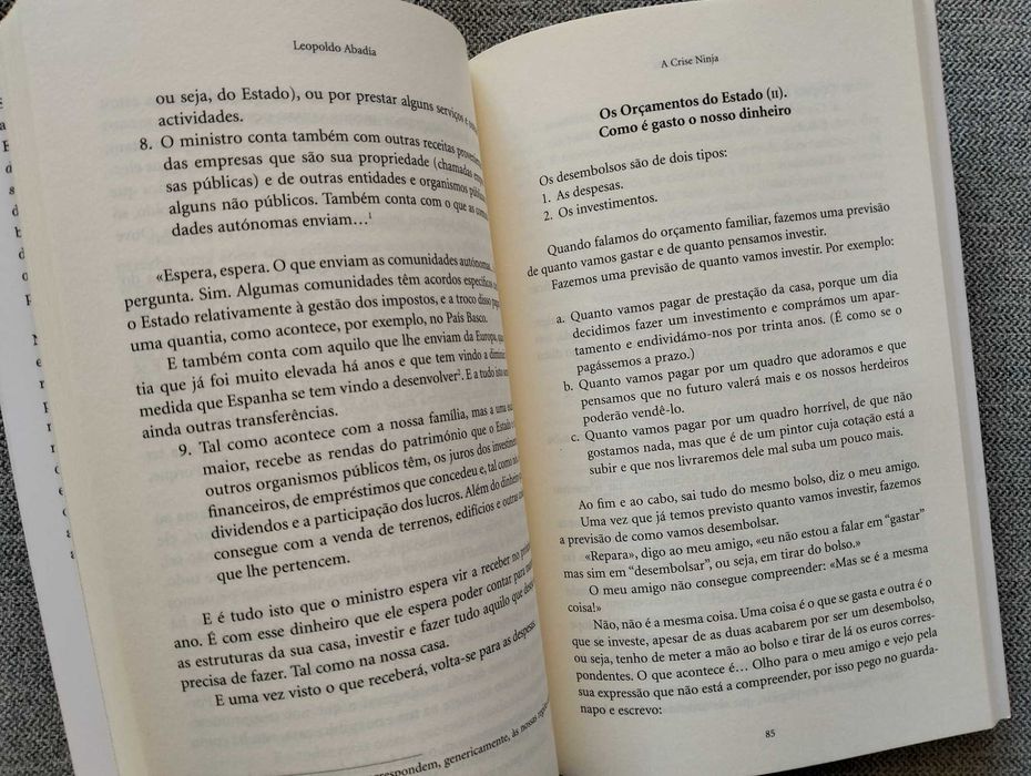 Livro "A crise ninja" Leopoldo Abadía