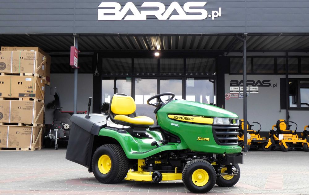 Traktorek kosiarka JOHN DEERE X305R Kawasaki 2 Cylindry Niski przebieg (030402.6) - Baras