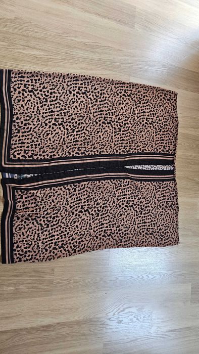 Sukienka plażowa tunika na plażę oversize 36 38 40 panterka H&M