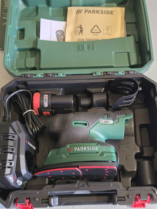 Parkside 12V Lixadeira Multifunções