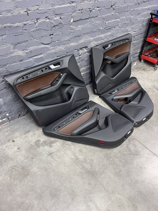 Обшивки дверей карти дверей Audi A4B8 A4B9 Q5 коричнева вставка й інші