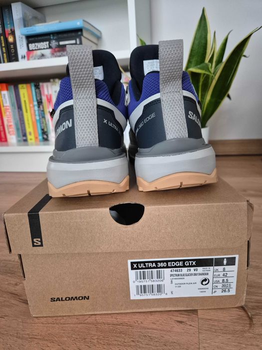 Sneakersy Salomon X Ultra 360 Edge GORE-TEX Niebieski. Rozmiar 42.