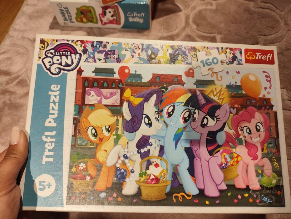 Zestaw puzzli clementoni trefl 100/160 elementów