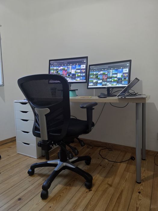 Cadeira de escritório ergonómica ajustável – Muito confortável