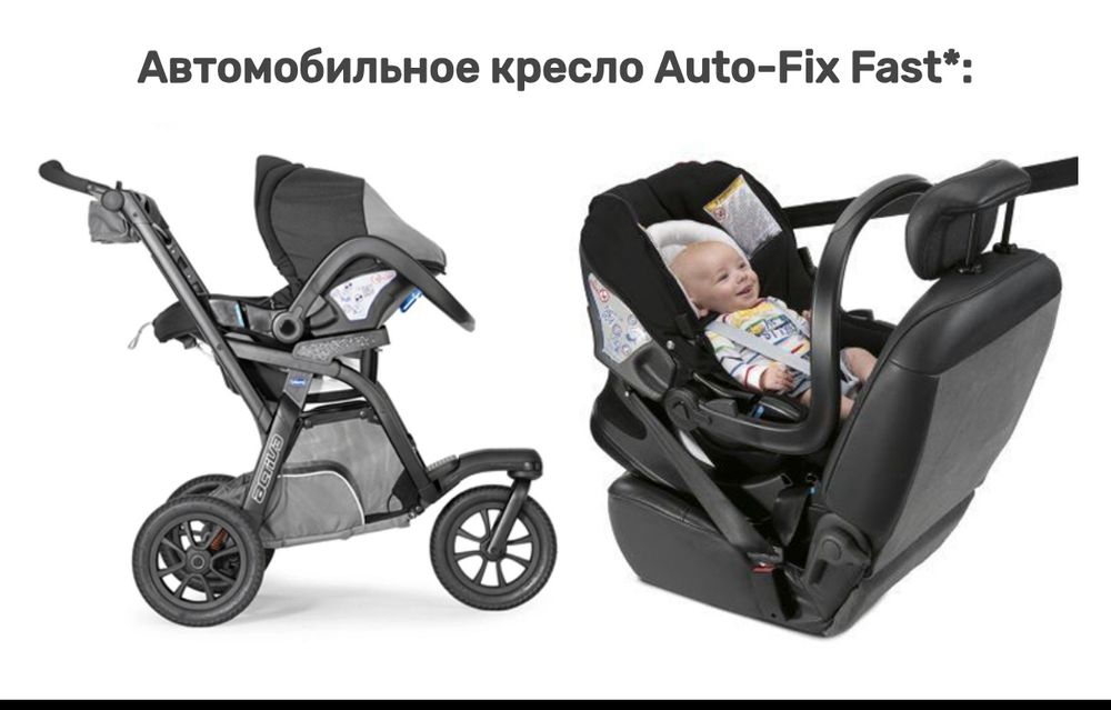 Коляска Chicco Active 3 в 1