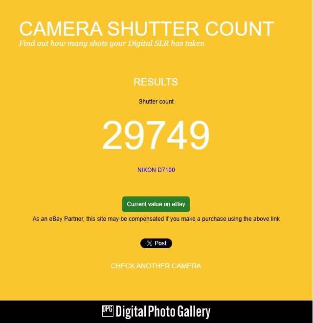 Nikon D7100 29 mil disparos.