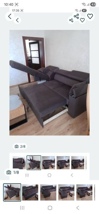 Kanapa narożna nowa