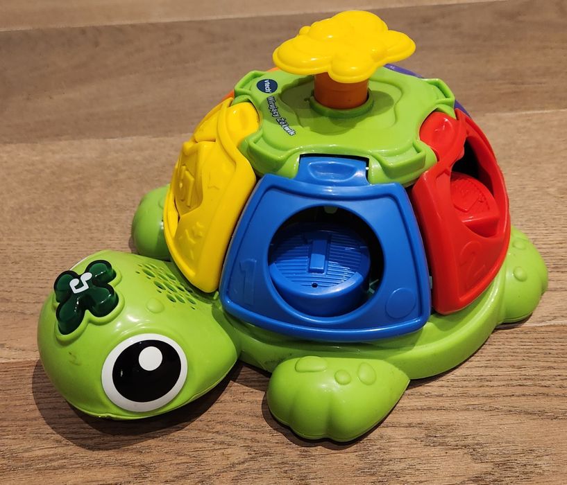 Zestaw firmowych zabawek: Vtech, Fisher'Price i inne. Stan bdb