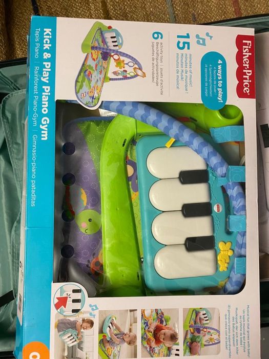 Fisher-Price - Ginásio e Piano de Pés e Mãos - Novo