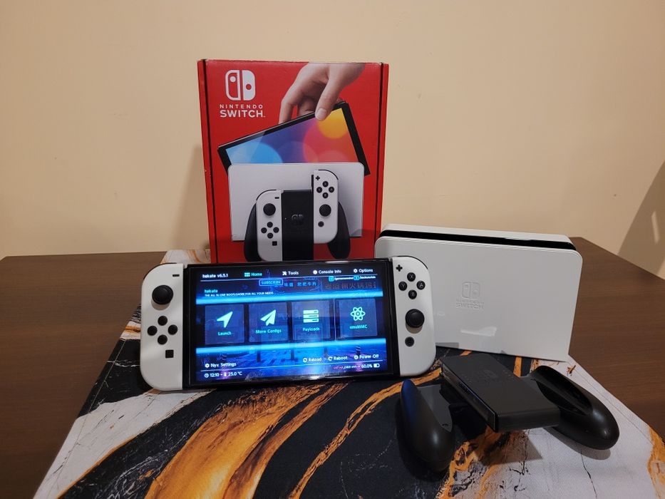 Nintendo Switch OLED cfw zmodyfikowana