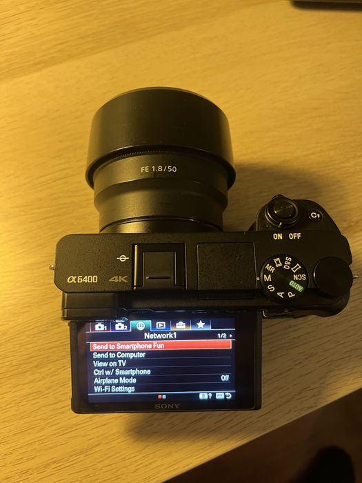 Sony A6400 nova 1500 disparos