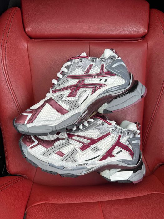 (БЕЗ ПЕРЕДОПЛАТИ) Balenciaga Runner Red White баленсіага ранер червоні