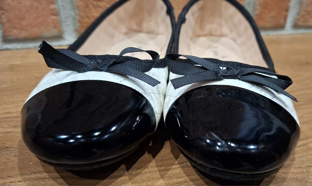 Baleriny Jenny fairy białe R. 38 / 24 cm