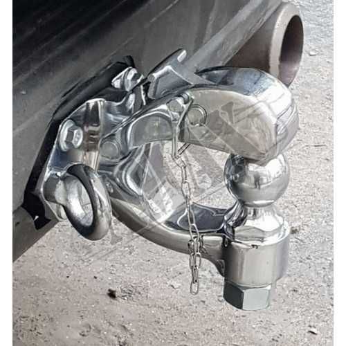 Toyota Land Cruiser Prado 120 (2003-2008) Фаркоп хромированный