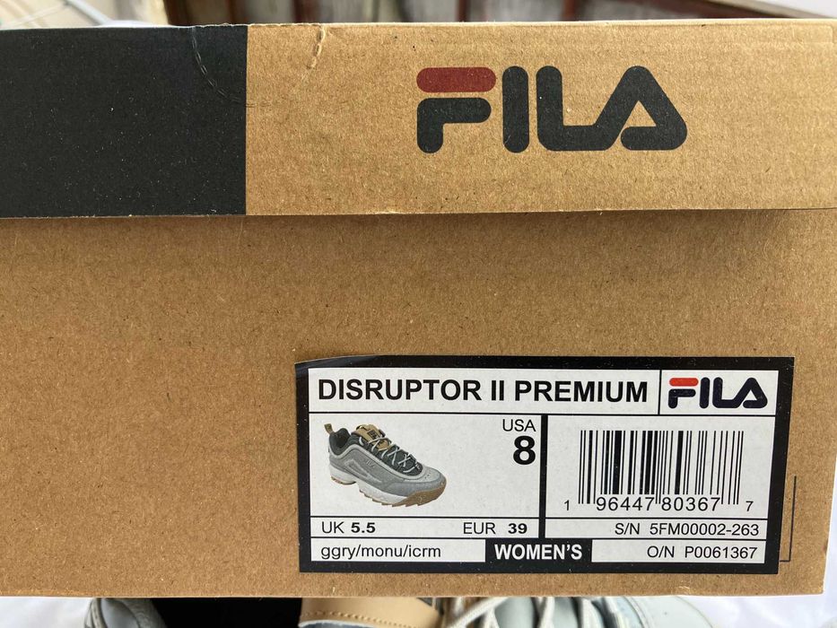 Кросівки жіночі Fila Disruptor II Premium US8 Оригінал