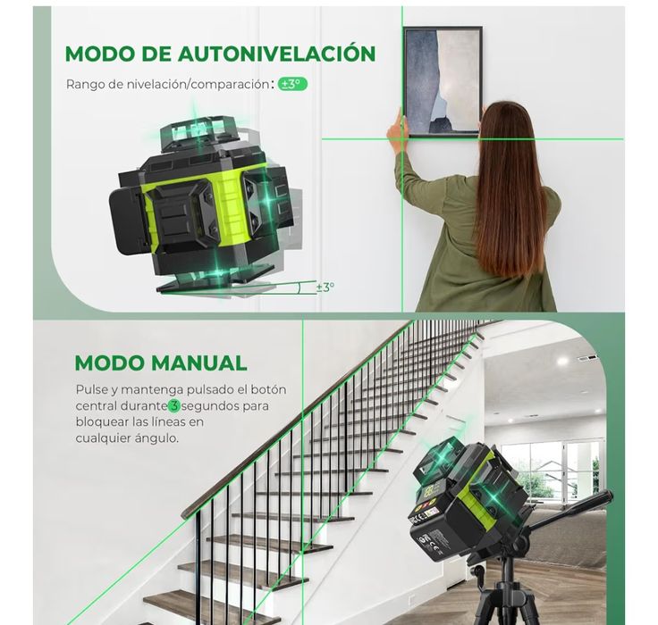 Nível Laser Autonivelante 360 Graus