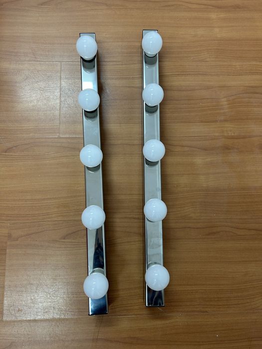 Candeeiro LED de parede, aço inoxidável