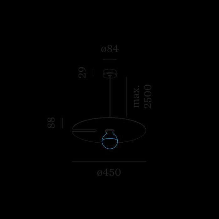 Lampa wisząca wever ducre mirro 2.0 złoto