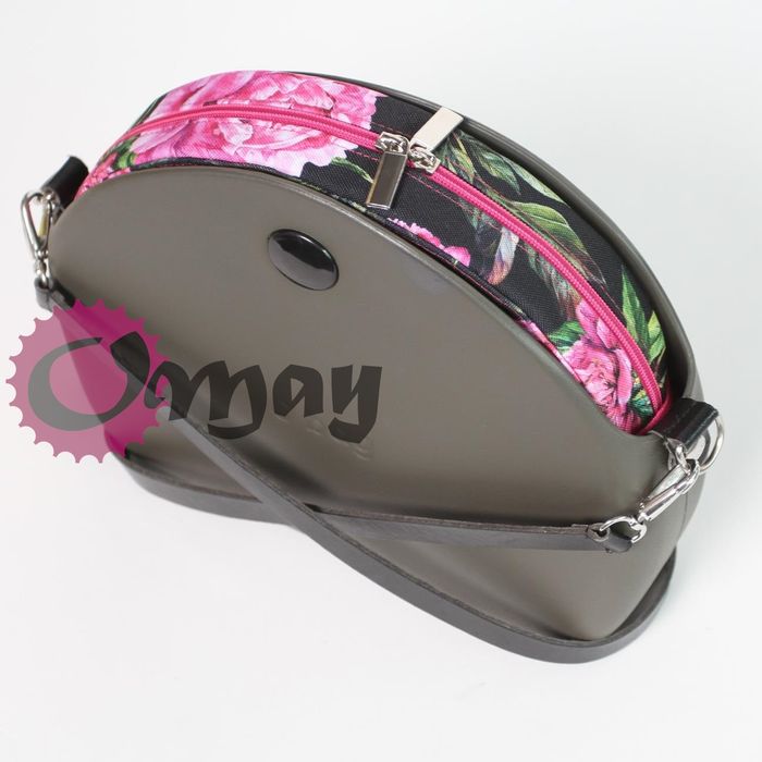 organizer OBAG MOON LIGHT kwiaty piwonie róż 2 kieszenie wkład OMAY