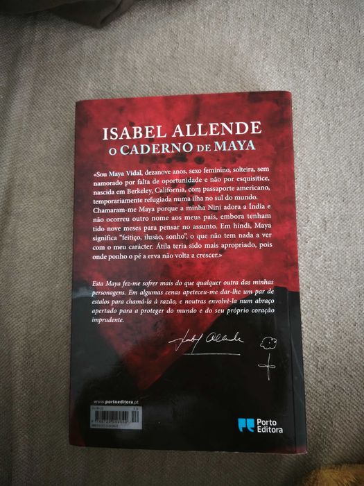 Livro de Isabel Allende