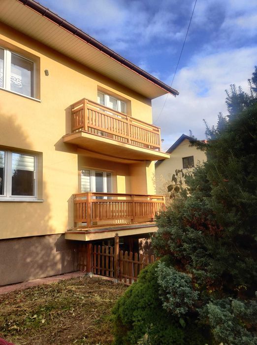 Barierka drewniana olchowa, Tarasy, Barierki, Żaluzje regulowane