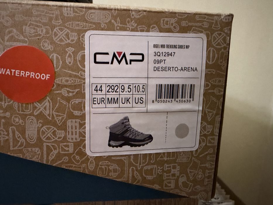 Новые ОРИГИНАЛ оригінал ботинки черевики CMP Waterproof Trekking Shoes