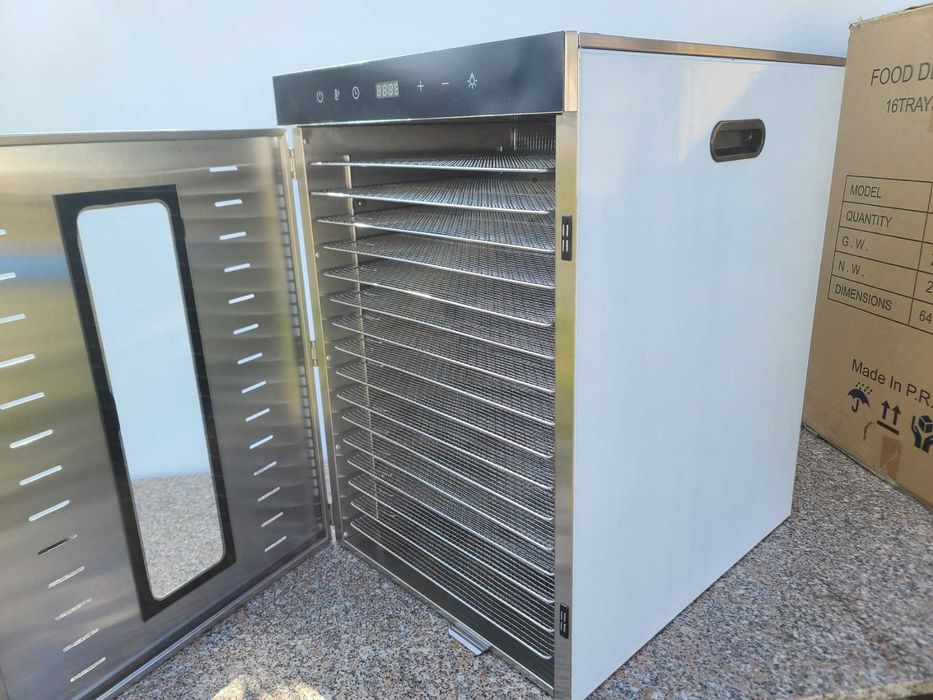 Дегідратор професійний Сушка Сушарка для фруктів,грибів 16-20-24 лотки