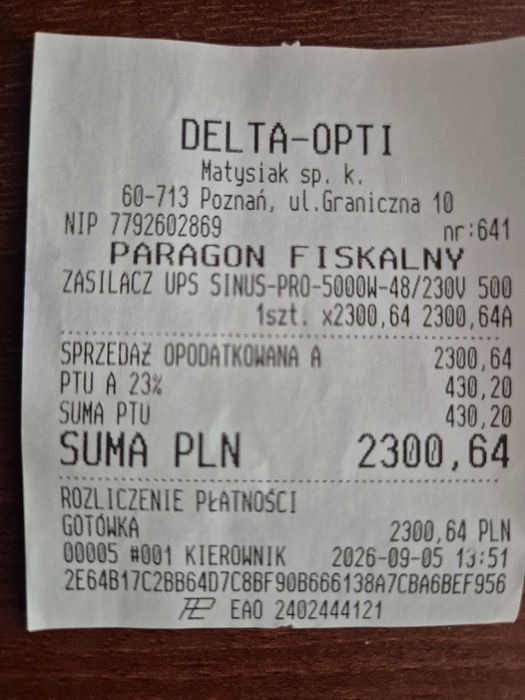 Інвертор VOLT Polska sinusPRO 5000W 48V – новий інвертор UPS AVR