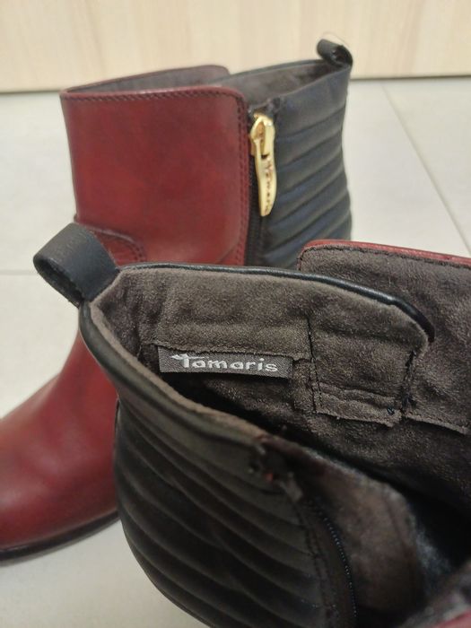 Kozaki skórzane TAMARIS