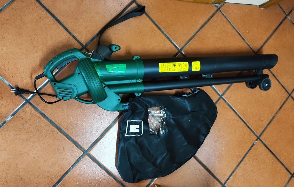Soprador, aspirador, triturador de folhas 2800 W